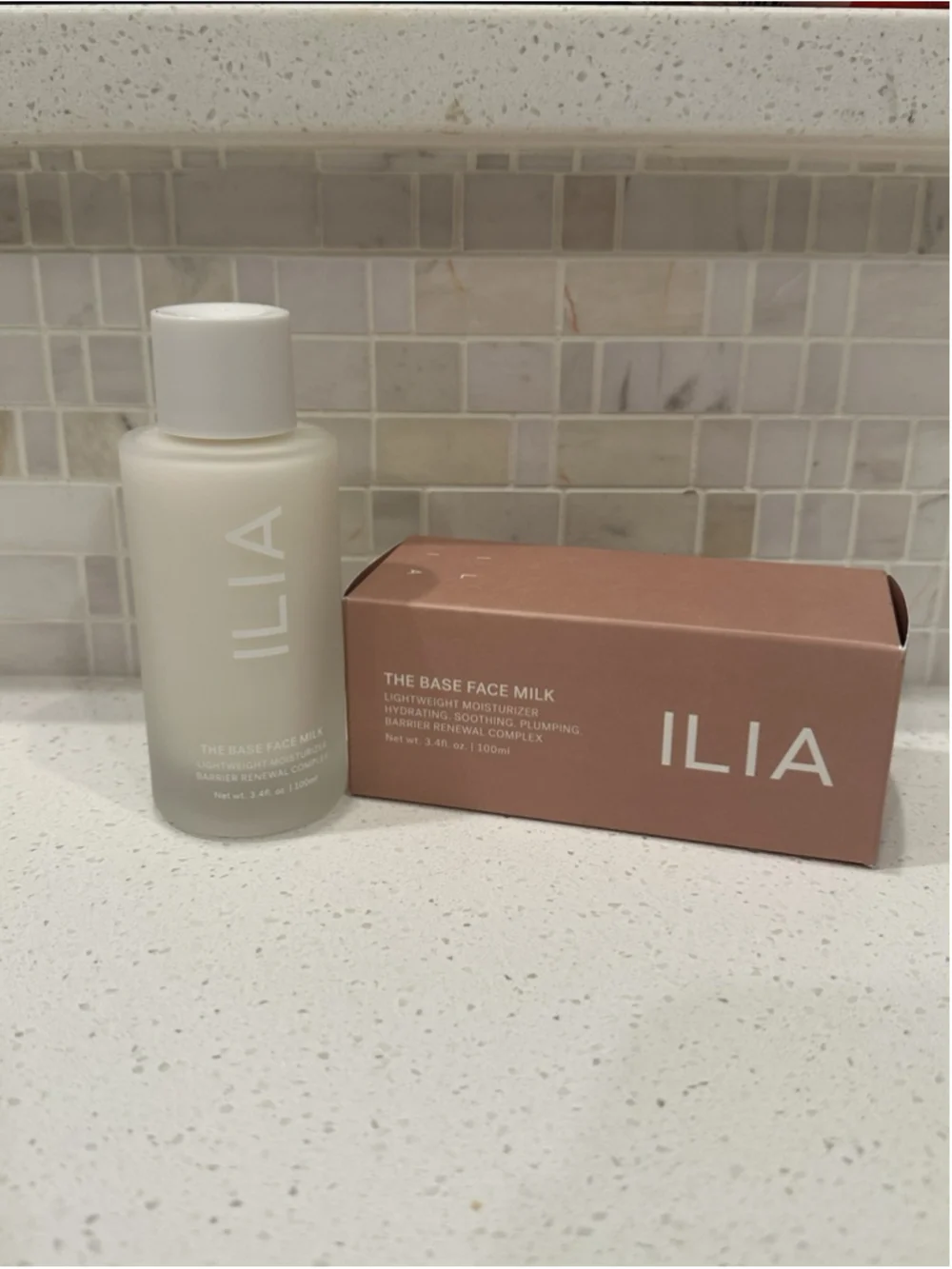 ILIA THE BASE FACE MILK Lightweight Moisturizer - 3.4oz | NEW